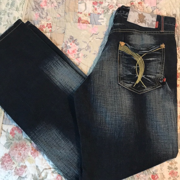 Men’s nwot Stash House jeans designer embellished - Picture 4 of 8